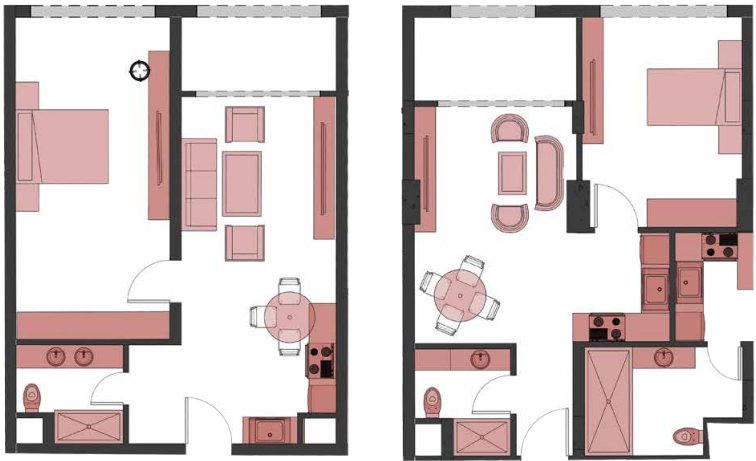 1 Bed Room